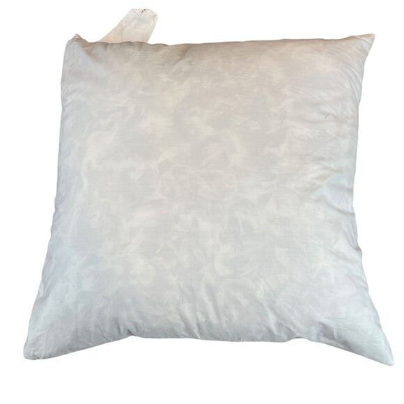 Santa Claus Feather Decorative Throw Pillow 20"x20" Red Velvet Embroidered Holly - Picture 10 of 11